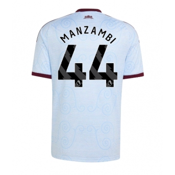 Aston Villa Johan Manzambi #44 Maglia Gara Terza Repliche 2026-27 Maniche Corte
